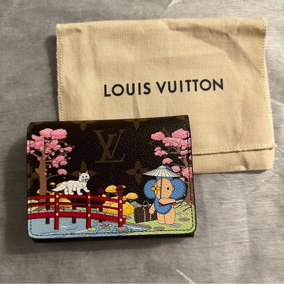 Louis Vuitton Portefeuille Victorine Vivienne Wallet Christmas Japan Limited - Picture 11 of 11